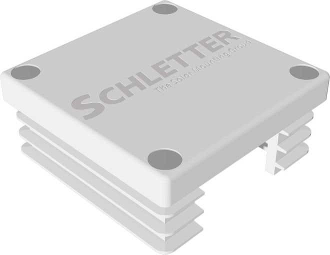 Schletter Solo Plastic Rail End Cap Grey - 129011-000