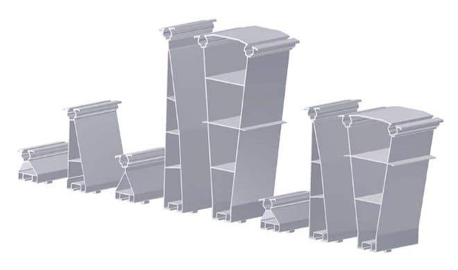 Schletter FixZ-10 Centre Foot Panel Support 18-96mm 10 Degrees with Connector - 163900-023