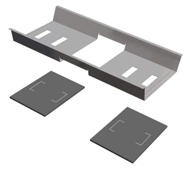 Schletter FlatGrid Weighting Loading Tray for Base Solar Rail - 169017-000