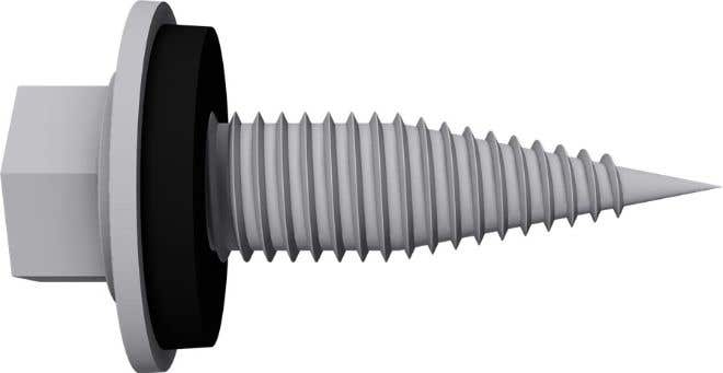 Schletter Drill Screw 6.0mm x 25mm Self-Tapping Seal A2 - 943000-360