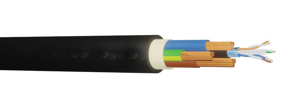 Securiflex EV Cable 3C 6.0mm with Cat5, Per Metre - ECO-3C6.0EV-CAT5