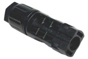 Elmex PV Solar Female MC4 Connector Straight 1.5kV 54A IP68 - EMPV4NF