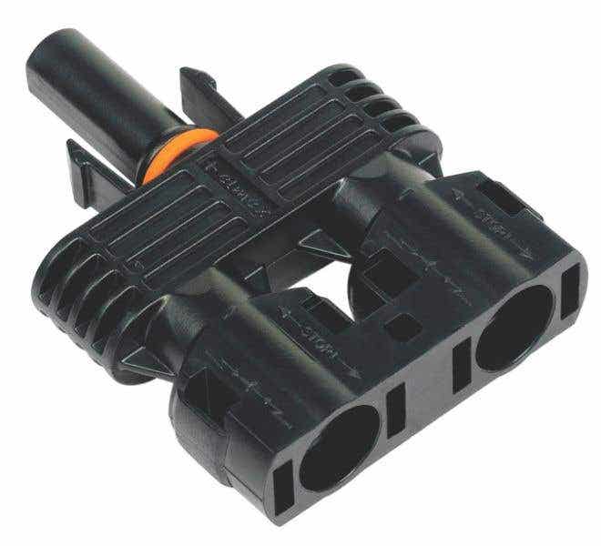 Elmex PV Solar Male Branch MC4 Connector 1.5kV 54A IP68 - EBPV4M-N