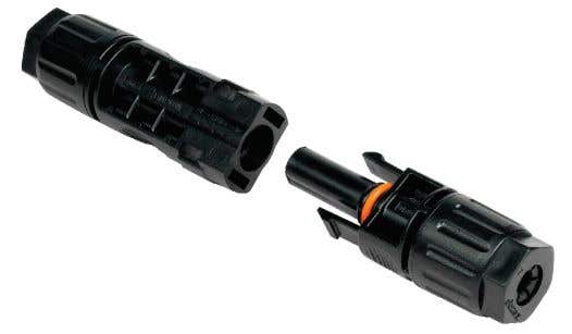 Elmex PV Solar Straight MC4 Connector Pair 1.5kV with NEC Interlock - EMPV10N