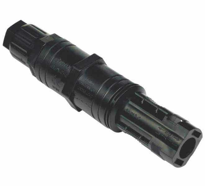 Elmex PV Straight Inline Fuse MC4 Connector Male 1kV - EMPV4IFCM-1000