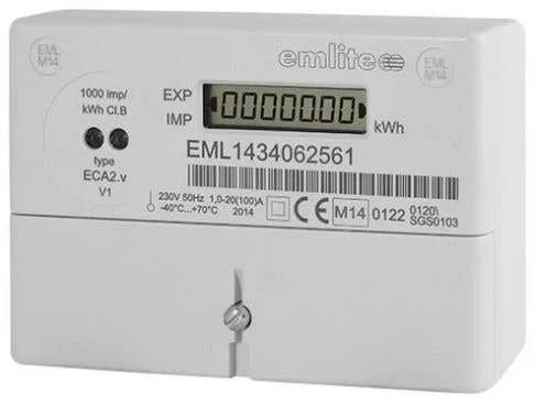 Emlite ECA2 - 100A Single Phase MID Approved DIN Rail - SPWEMDIE