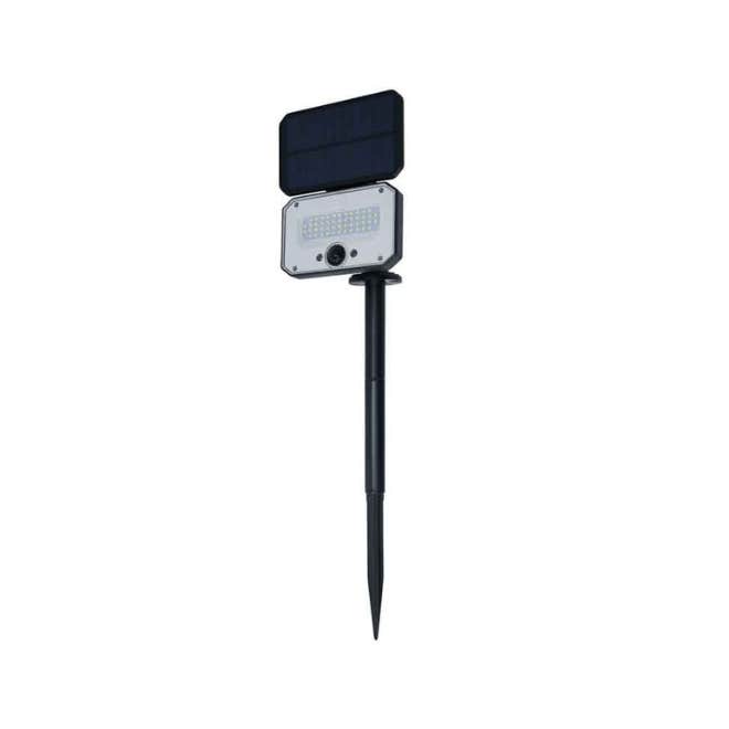 Forum Bradley Solar Floodlight with Spike & Remote Control 6500K in Black - ZN-42057