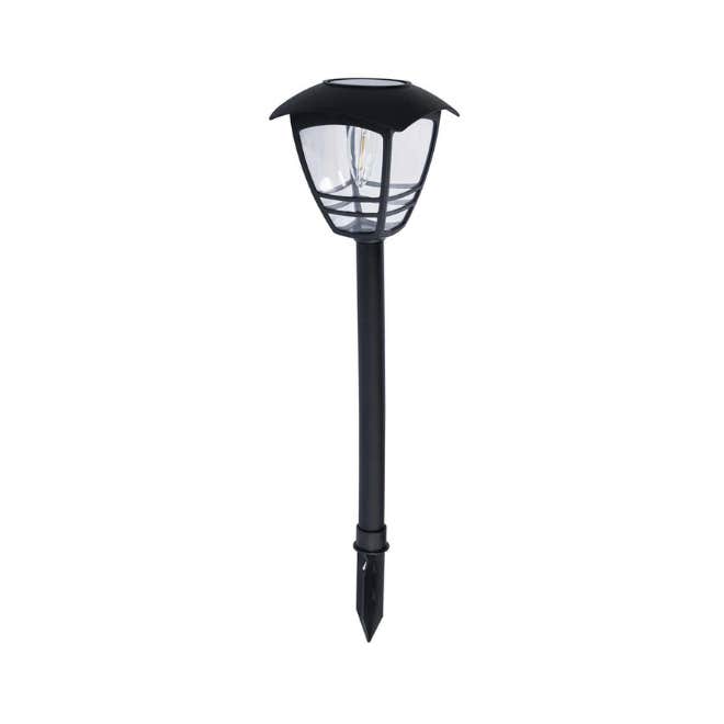 Forum Cadeby Solar Garden Post Lantern 15 Lumens in Black - ZN-42032