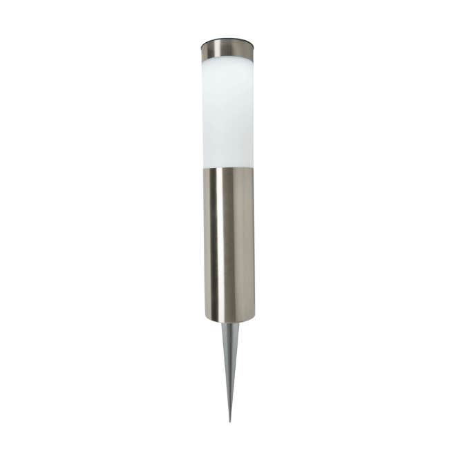 Forum Creswell LED Solar Garden Spike Light 6000K in Stainless Steel - ZN-42044