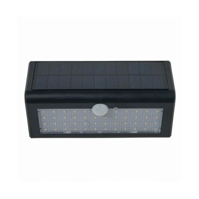 Forum Dawdon Up and Down Solar Wall Light 6000K 450 Lumens in Black - ZN-42042