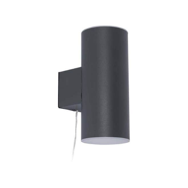 Forum Eldon Up and Down Solar Wall Light 3000K 150 Lumens in Black - ZN-42041