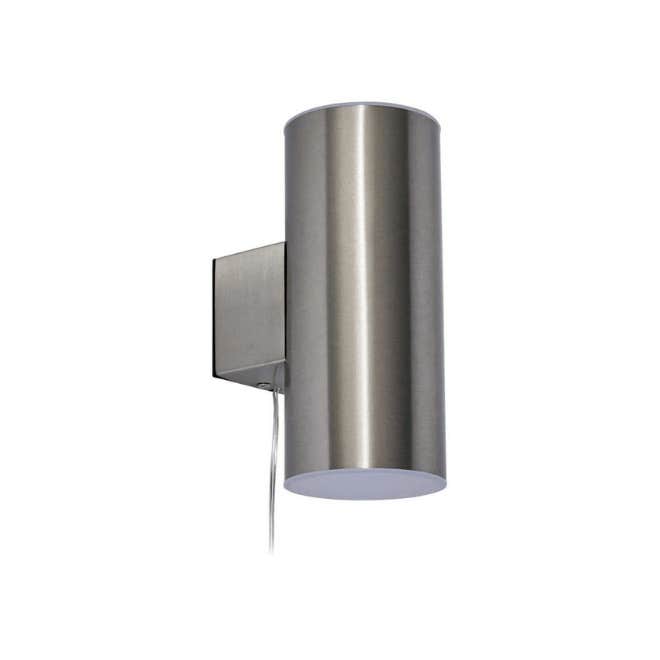 Forum Eldon Up and Down Solar Wall Light 3000K 150 Lumens in Stainless Steel - ZN-42040