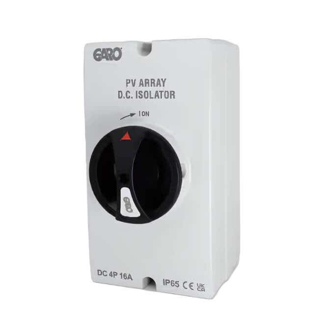 Garo Safety Isolator DC 32Amp 4pole IP65 - SIDC432IP65