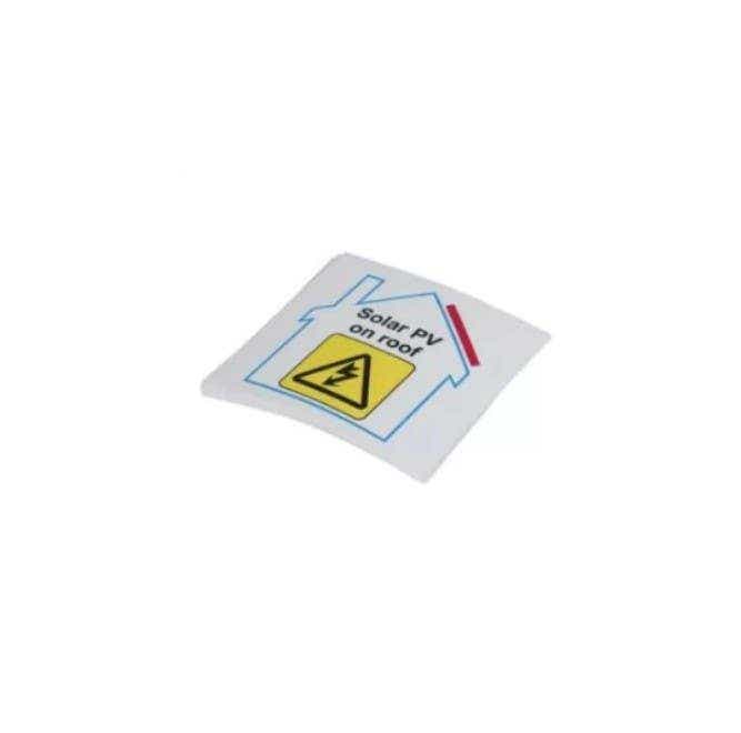 Industrial Signs Over Laminated Solar PV on Roof (Single Label) - IS93100R