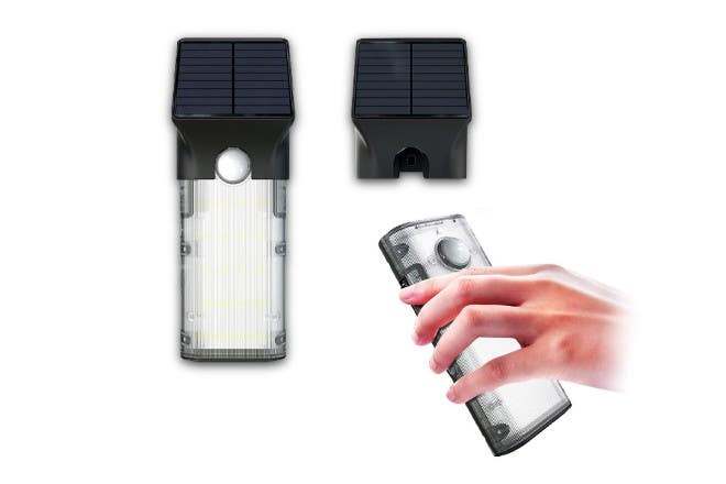 NightSearcher NexSun 2-in-1 Detachable Solar Powered Wall Light - NEXSUN-2IN1