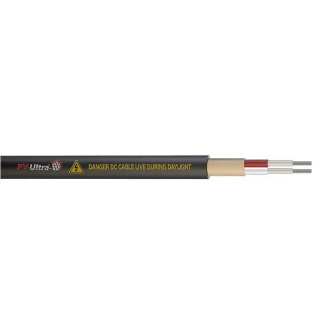 PV Ultra Cable 2 Core 6MM 50M Drum (PV-ULTRA2C6.0-50)