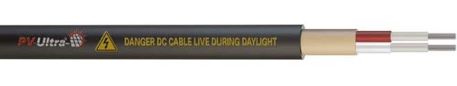 Doncaster PV Ultra Cable 4 Core 6.0mm DC Solar Black 1 Metre - PV-ULTRA4C6.0