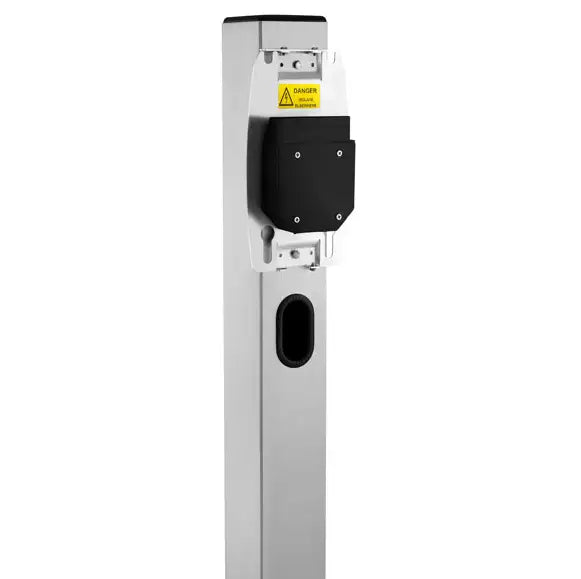EO SSPS-S Single Stainless Steel Square Post for EV Chargers