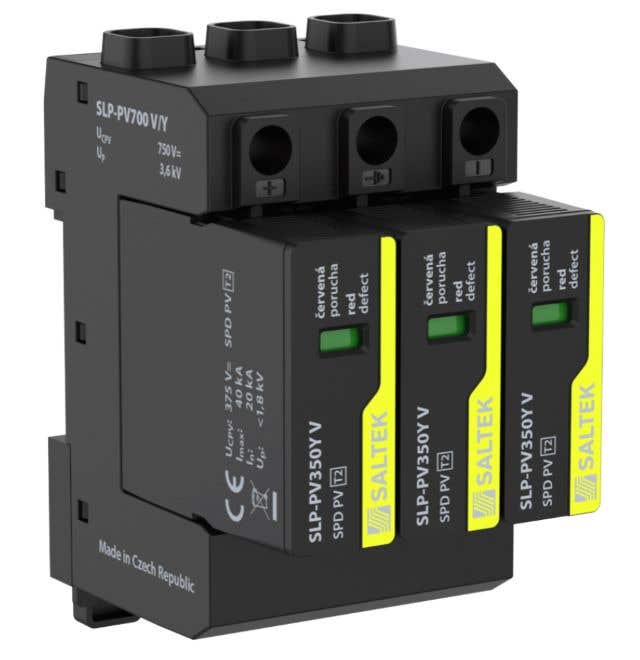 Steden Electrical 700V DC Surge Protection Device (SPD) PV T2 - SLP-PV700V/Y