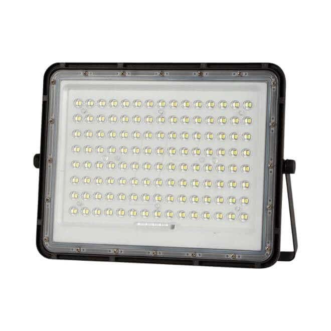 V-TAC 180W LED Solar Floodlight 4000K 16000 mAh Battery 3M Cable Smart IR Remote Fast Charge - 7828