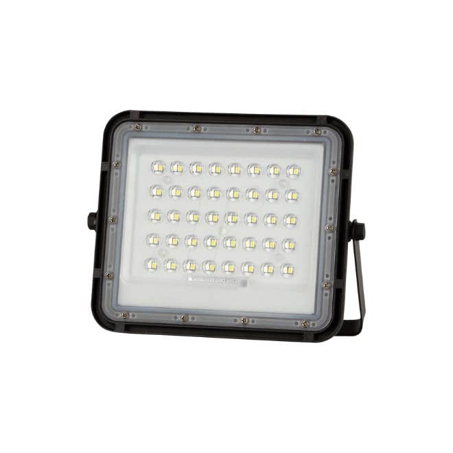 V-TAC 40W LED Solar Floodlight 4000K 5000 mAh Battery 3M Cable Smart IR Remote Fast Charge - 7822