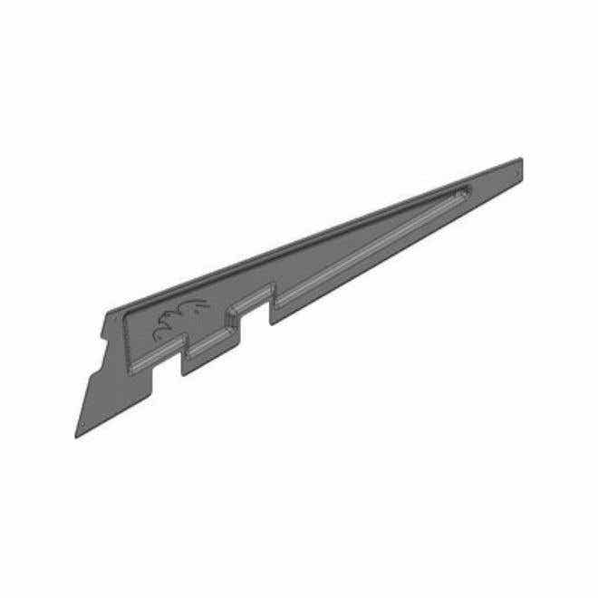 Van der Valk Galvanised Universal Side Plate 10 Degrees - VDV 742540G