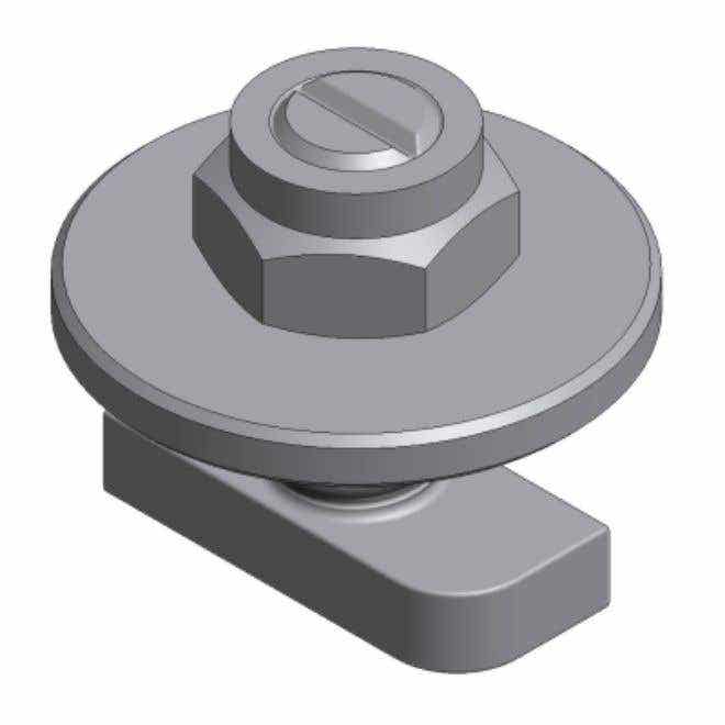 Van der Valk Stainless Steel Hammerhead Bolt M8 x 20mm Coupling Set - VDV 774221