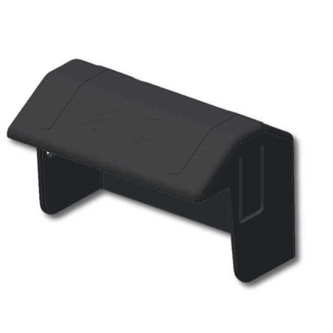 Van der Valk Plastic Cover End Clamp Black for Secure Fittings - VDV 739007