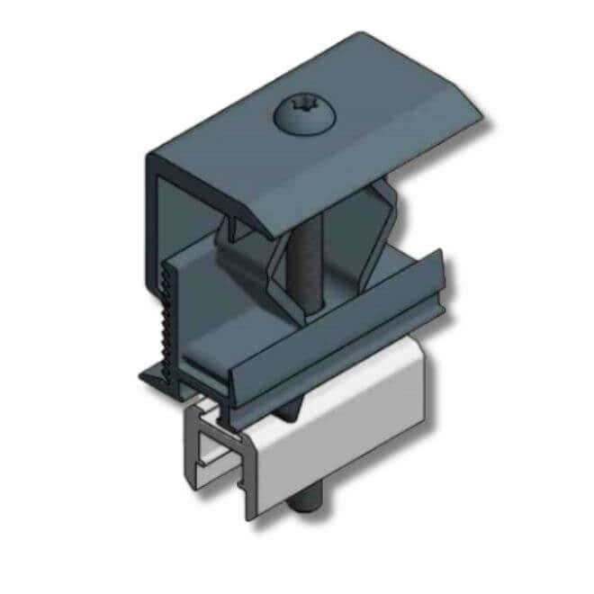 Van der Valk ValkPitched Universal End Clamp Black - VDV 721552ZW
