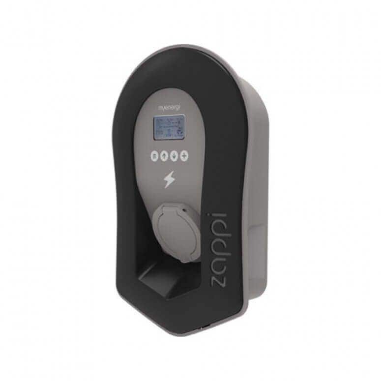 MyEnergi Zappi 2.1 Multiphase EV Charger 7kW/22kW, Black, Smart Charging, IP65 - ZAPPI-2H22UB-G