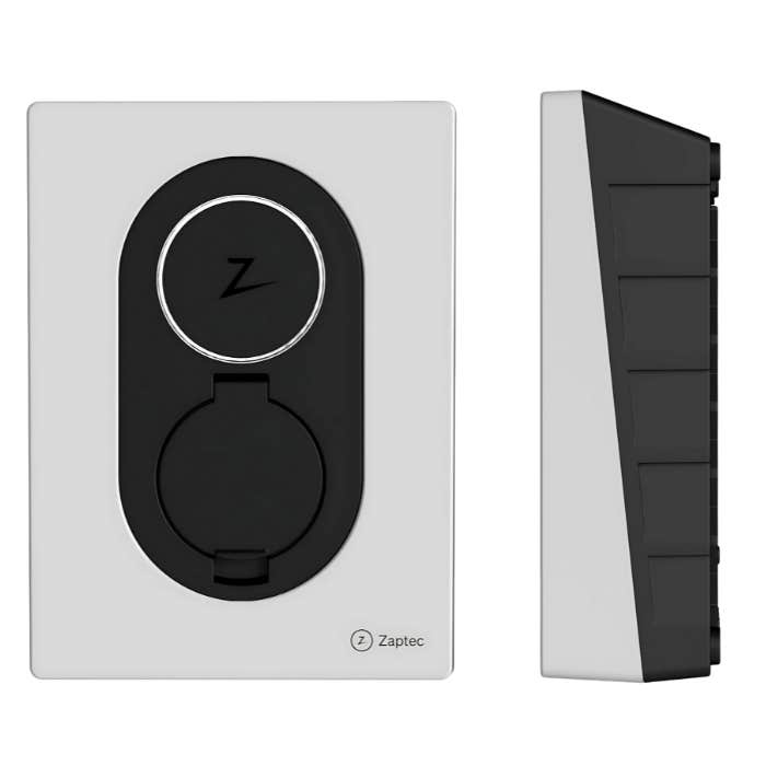 Zaptec Go 7.4kW EV Charger, IP54, Type 2 Socket, Smart Control Cloud White - 900-00014