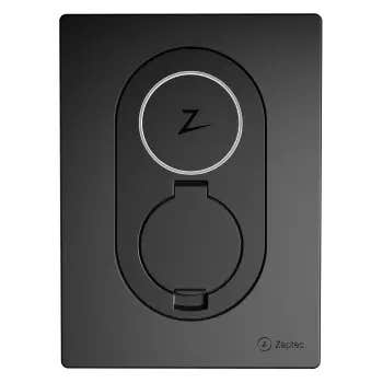 Zaptec Go Frontcover - Asphalt Black Finish - ZM000761