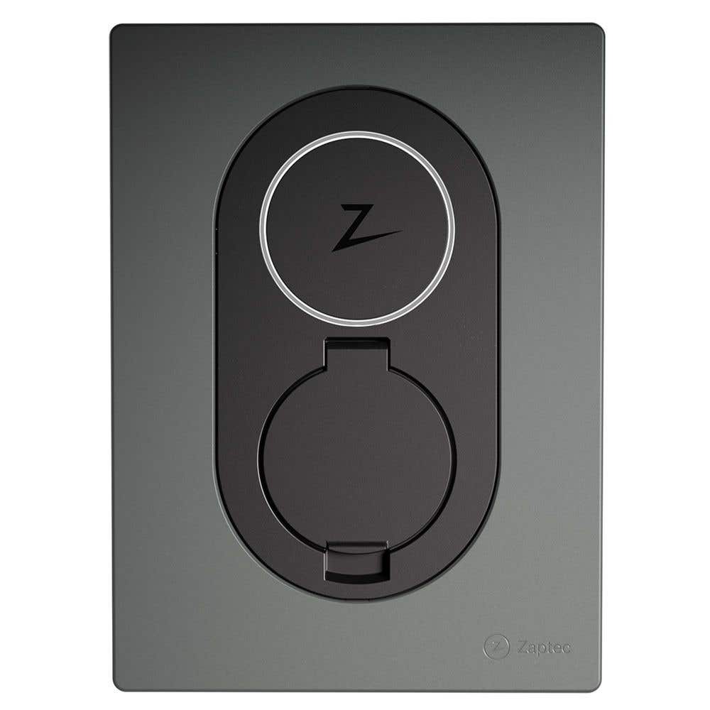 Zaptec Go Frontcover - Rock Grey Finish - ZM000763